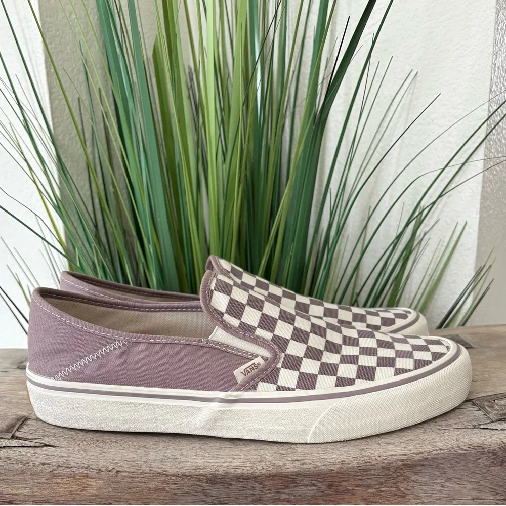 Vans Ultra Cush Checkered Slip-On Sneakers - Picture 2 of 8
